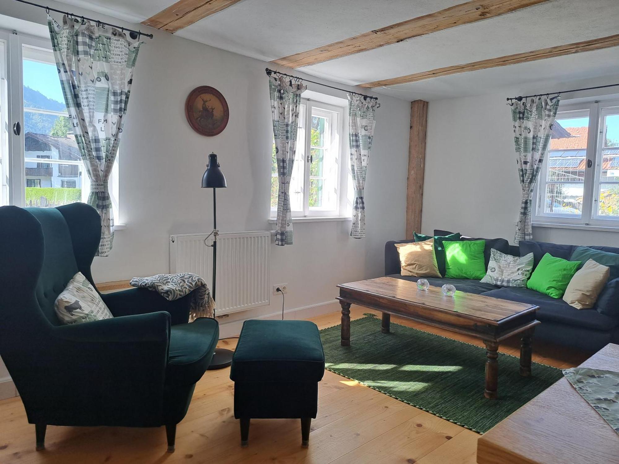 Neu! Ferienwohnungen Im Lueftlmalereck, Hennalahaus 奥巴拉马高 外观 照片